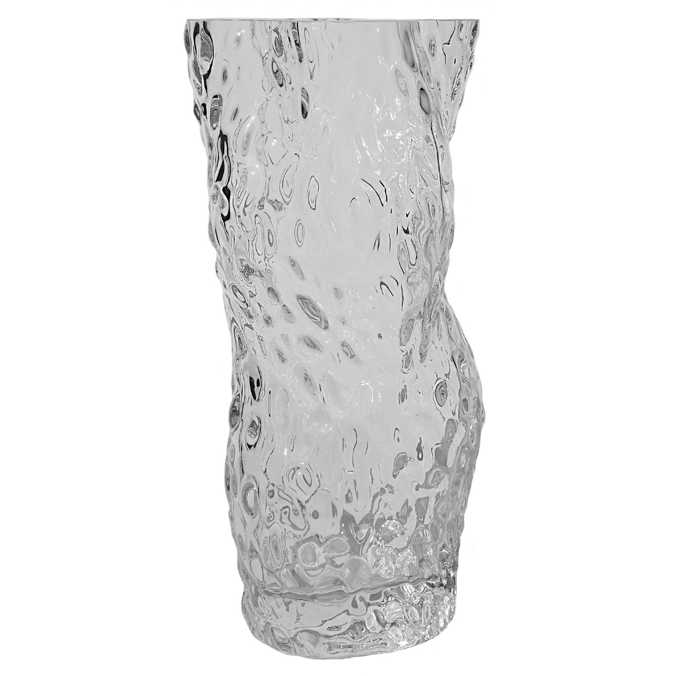 Ostrea Vase 30 cm, Transparent