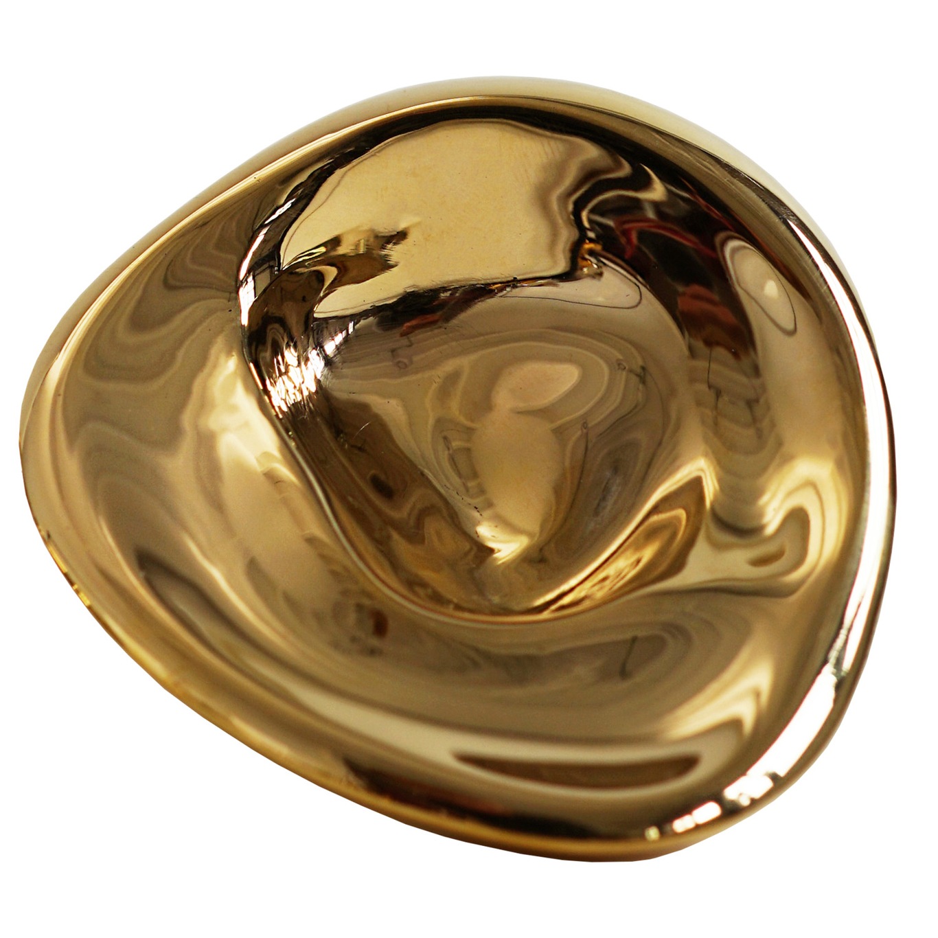 Ripple Knob Wandhaken 9 cm, Gold