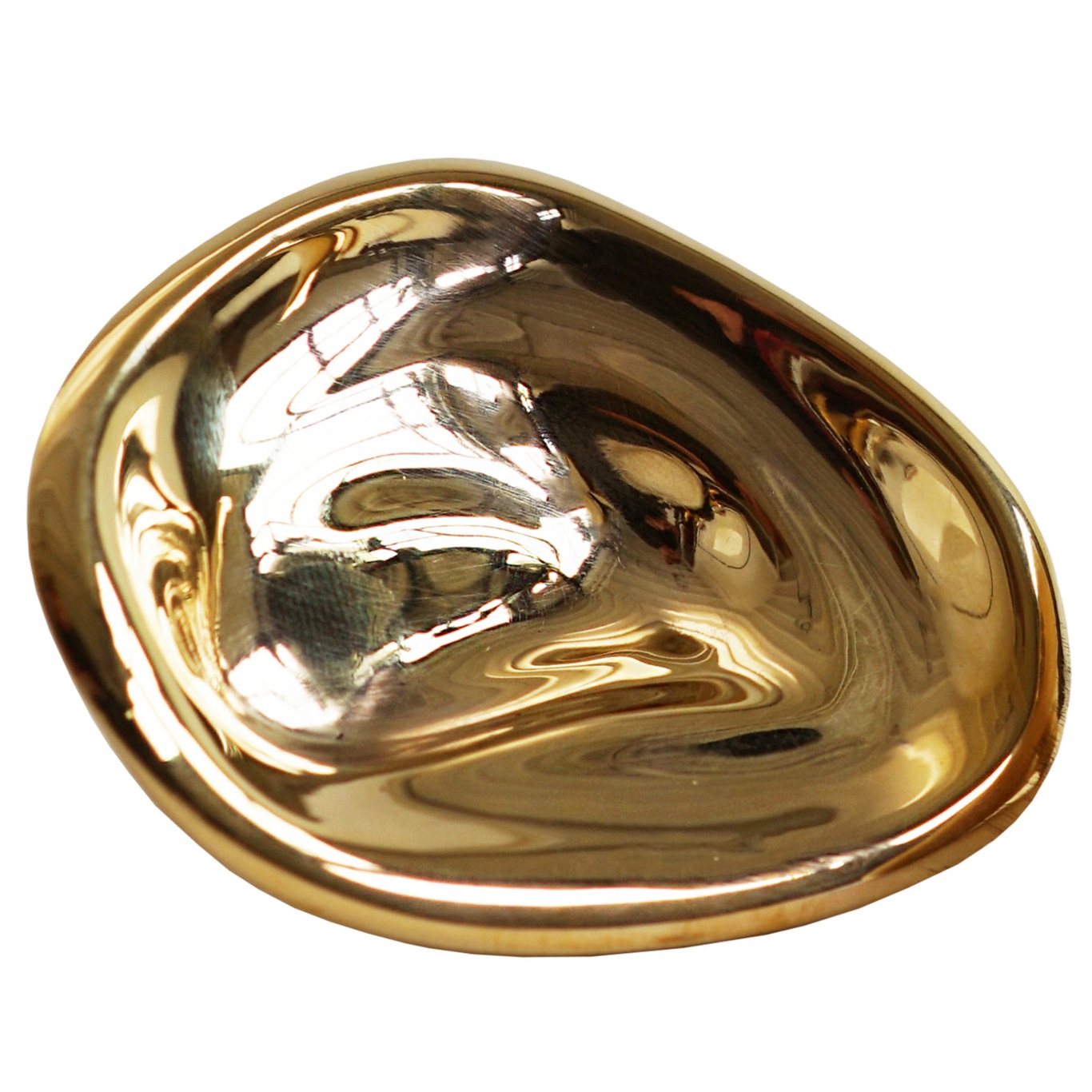Ripple Knob Wandhaken 8 cm, Gold