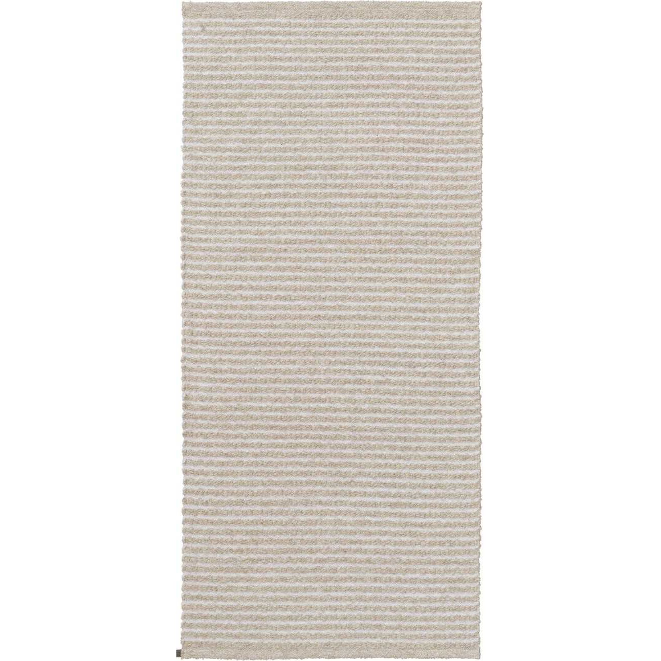 Cotton Vera Teppich 70x300 cm, Sand