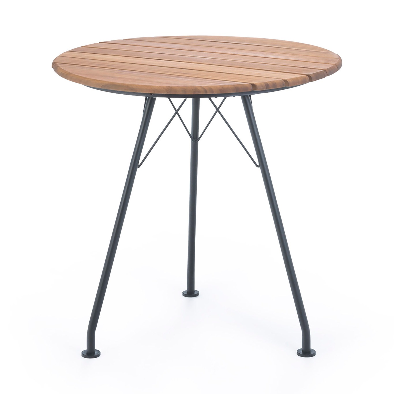 Circum Table 74 cm, Black/Bamboo