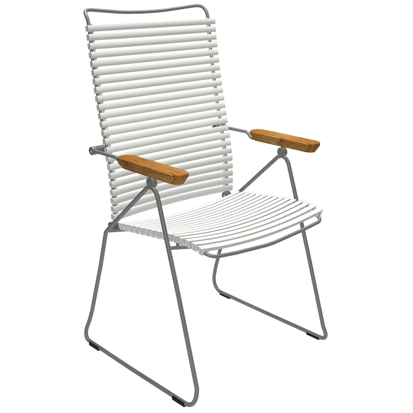Click Verstellbarer Stuhl, Muted White