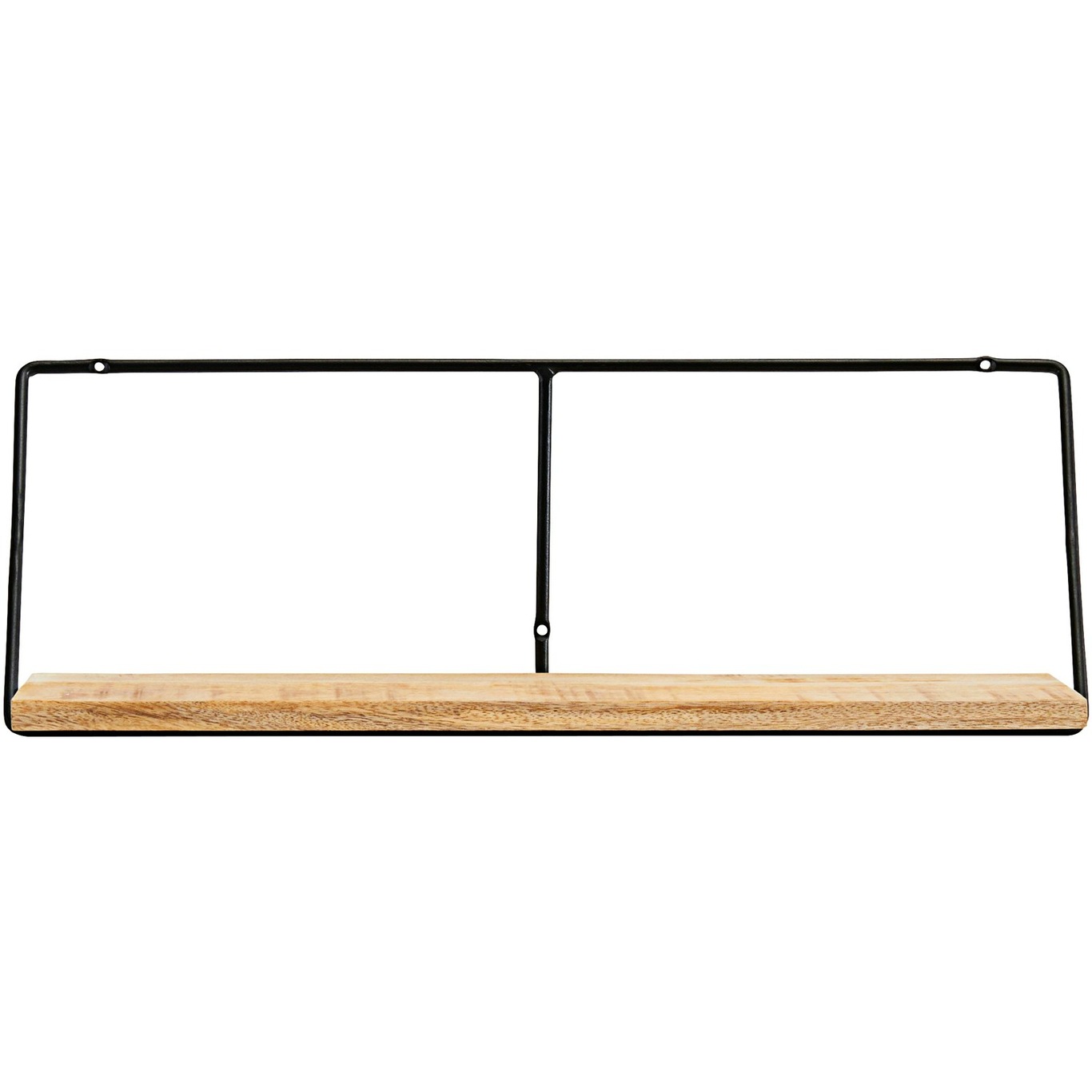 Wired Regal 70x24 cm, helles Holz