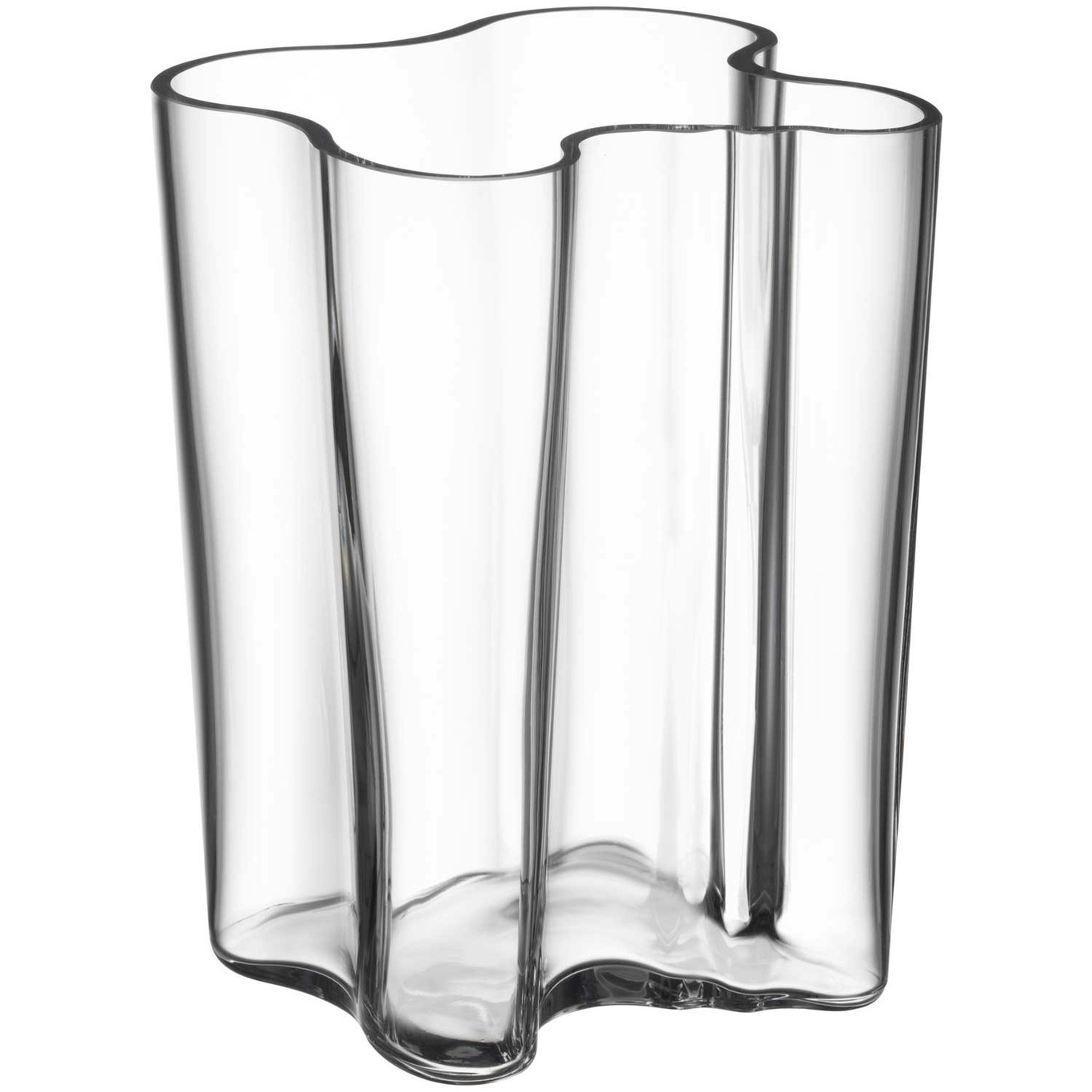 Alvar Aalto Vase 18 cm, Transparent