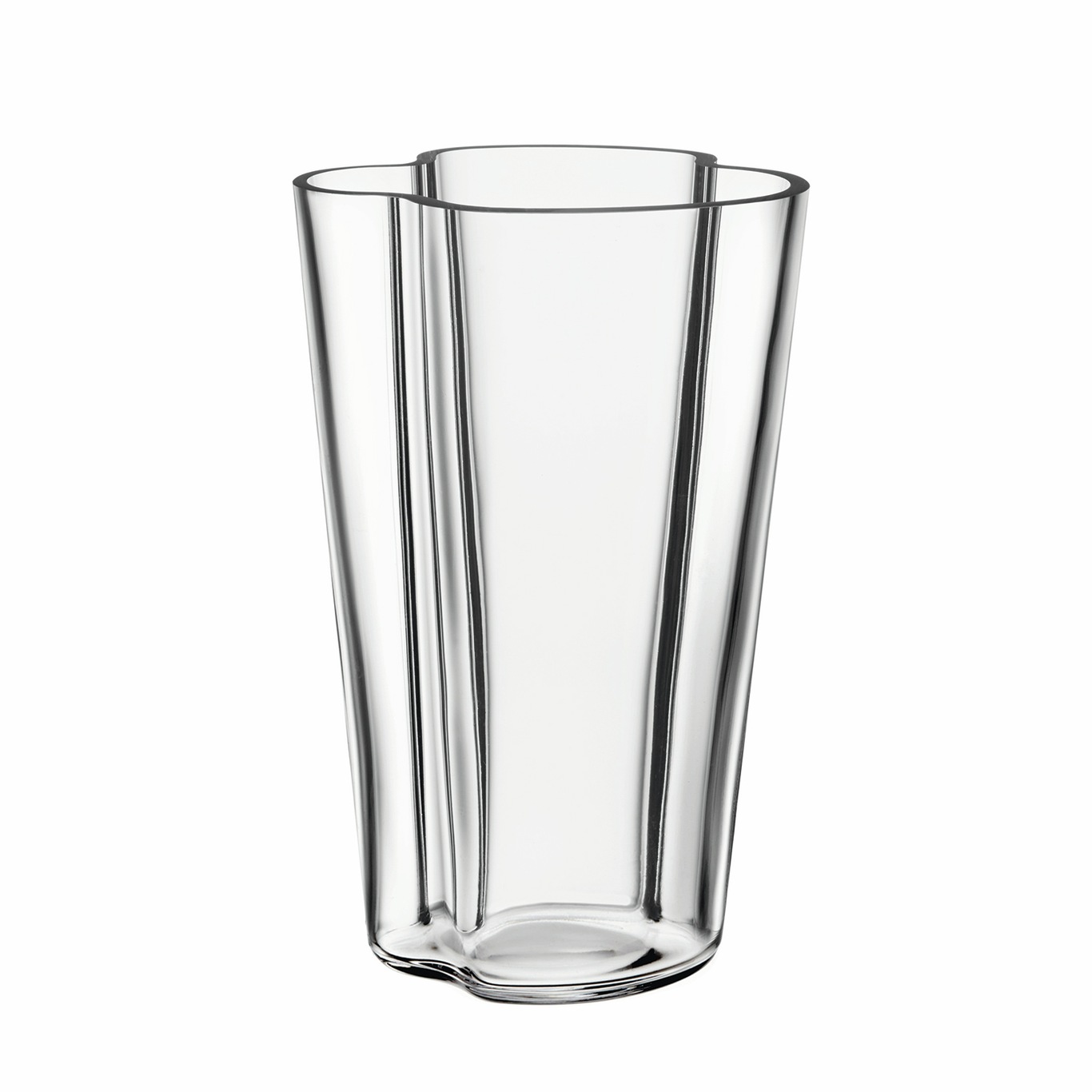 Alvar Aalto Vase, 22 cm/ Klar