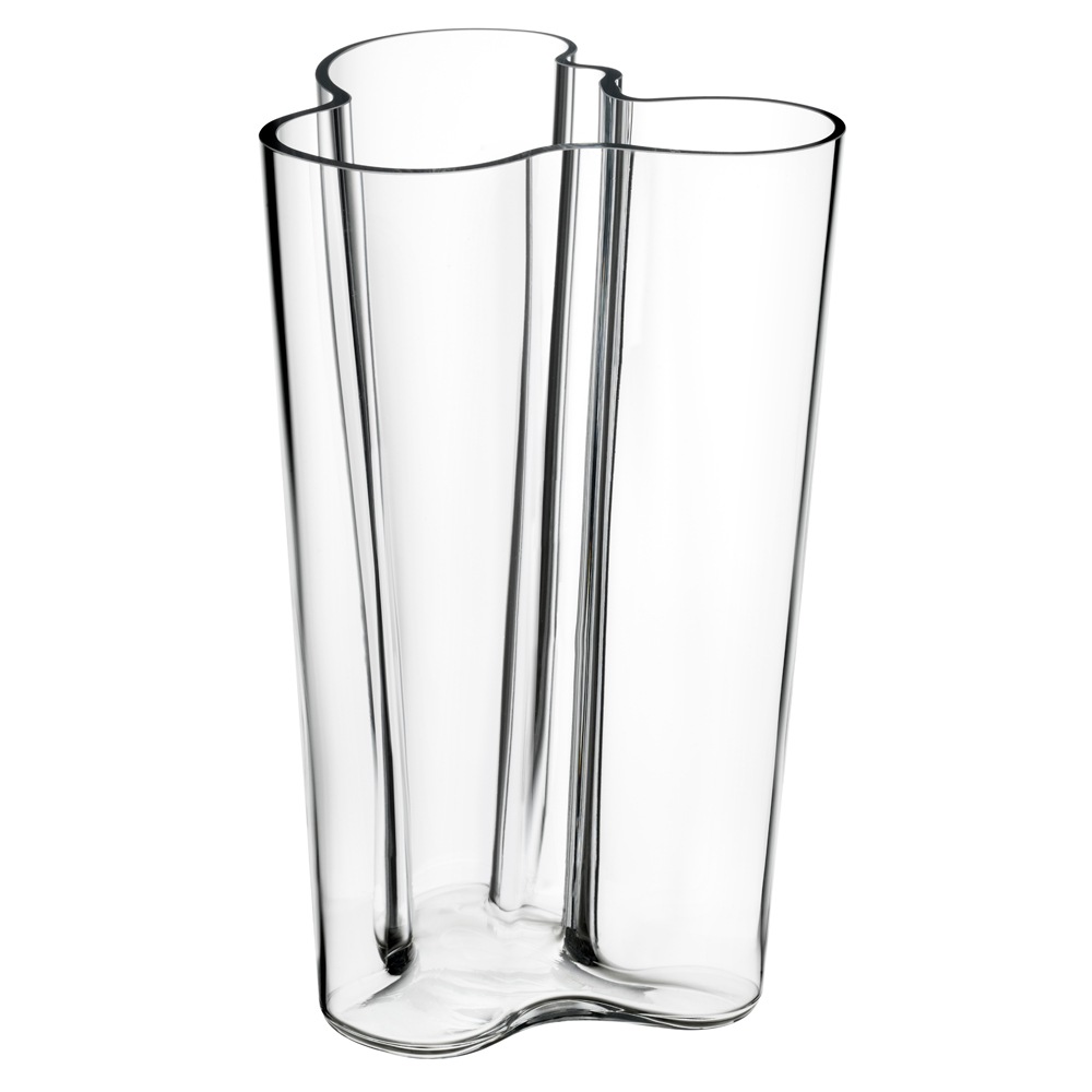 Alvar Aalto Vase, 25,1 cm/ Klar