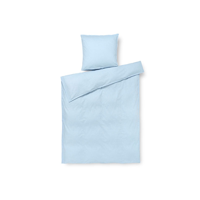 Monochrome Bettbezug Hellblau, 150x210 cm