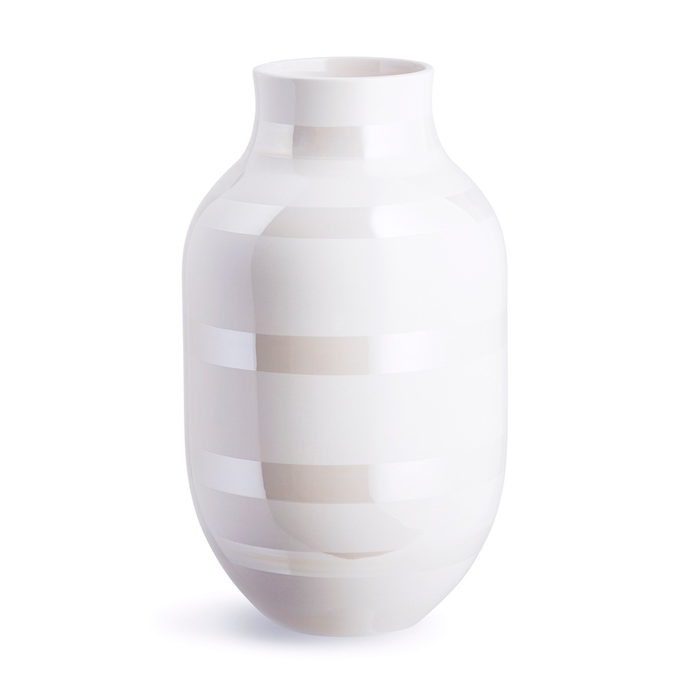 Omaggio Vase, Large/ Perlmutt