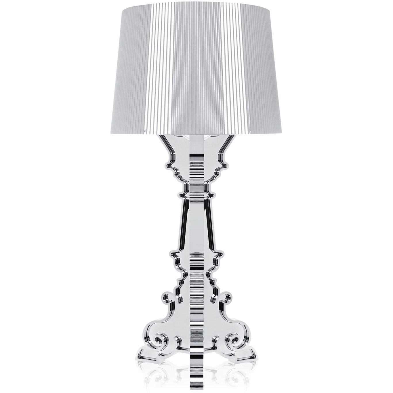 Bourgie Tischlampe, Silber