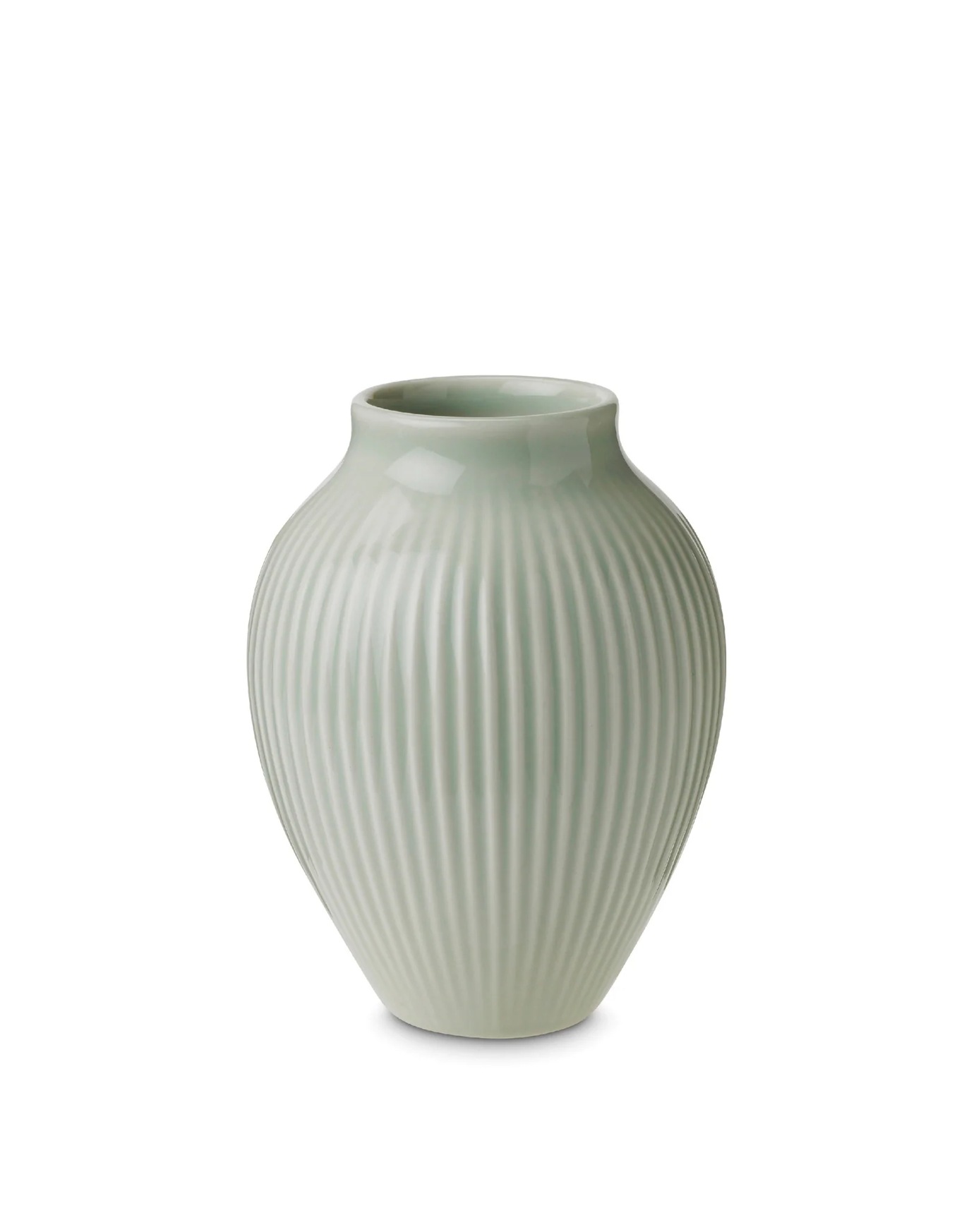Vase Profiliert 12,5 cm, Mint Green