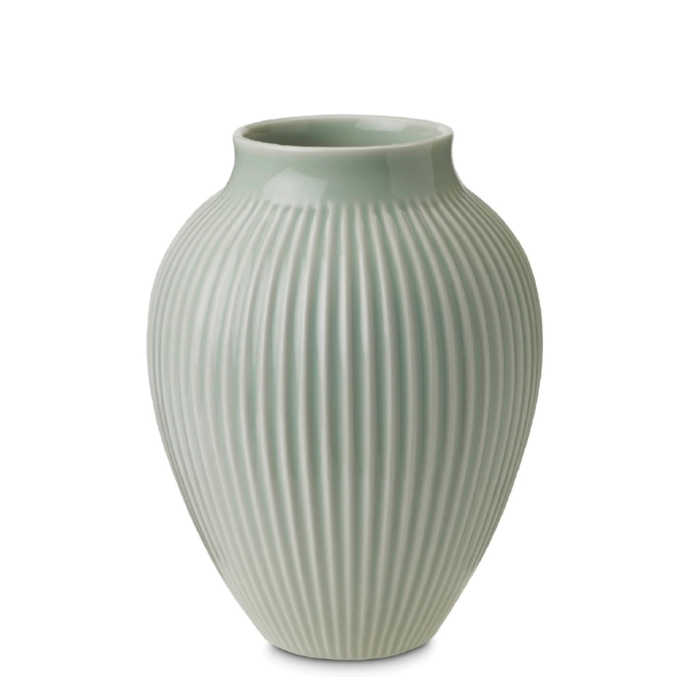 Vase Profiliert 20 cm, Mint Green