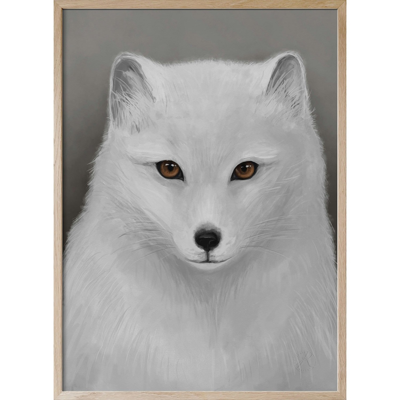 Mountain Fox Poster, 30x40 cm