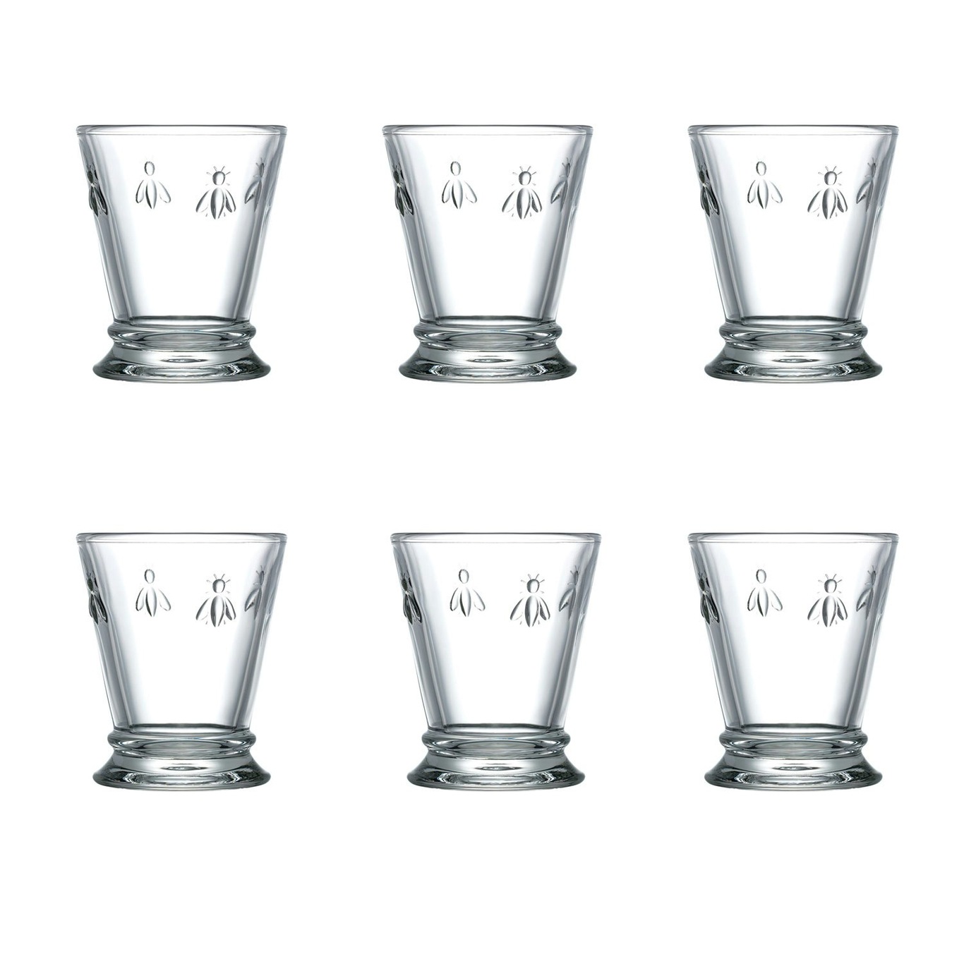 Abeille Trinkglas 6-er Set, Transparent