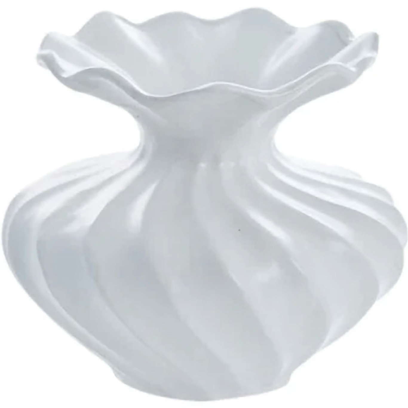Susille Vase 14 cm, Weiß
