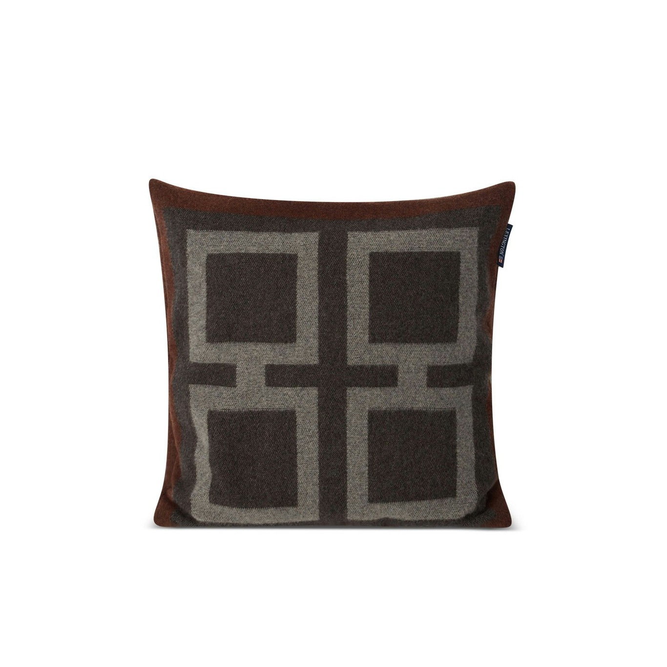 Graphic Recycled Wool Pillow Cover Kissenbezug 50x50 cm