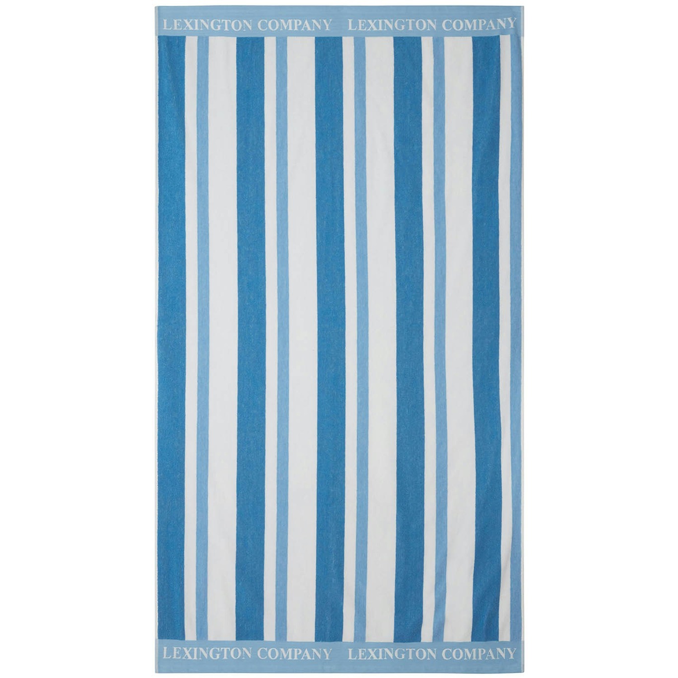 Striped Strandtuch 100x180 cm, Blau