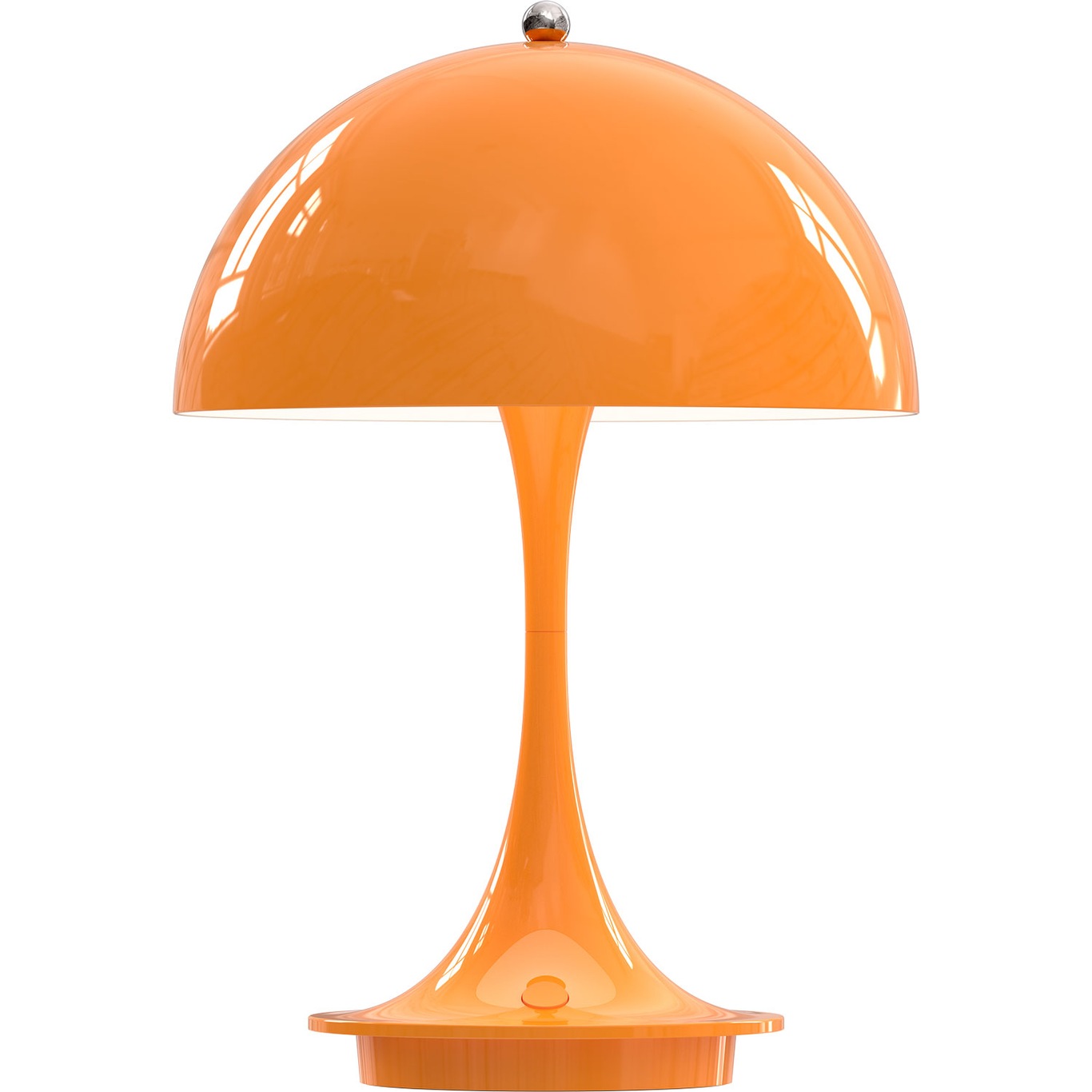 Panthella 160 Tischlampe Tragbar, Orange