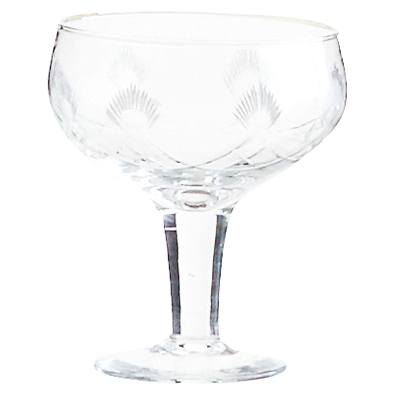 Cocktailglas mit Schnitt, 10 cl