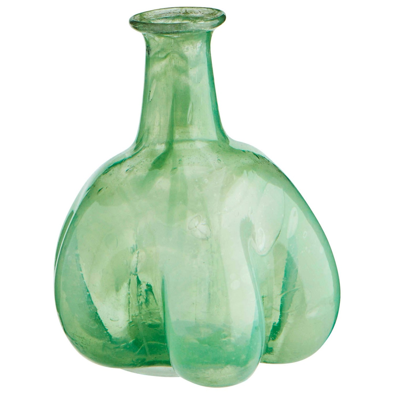Vase Recyceltes Glas, Grün
