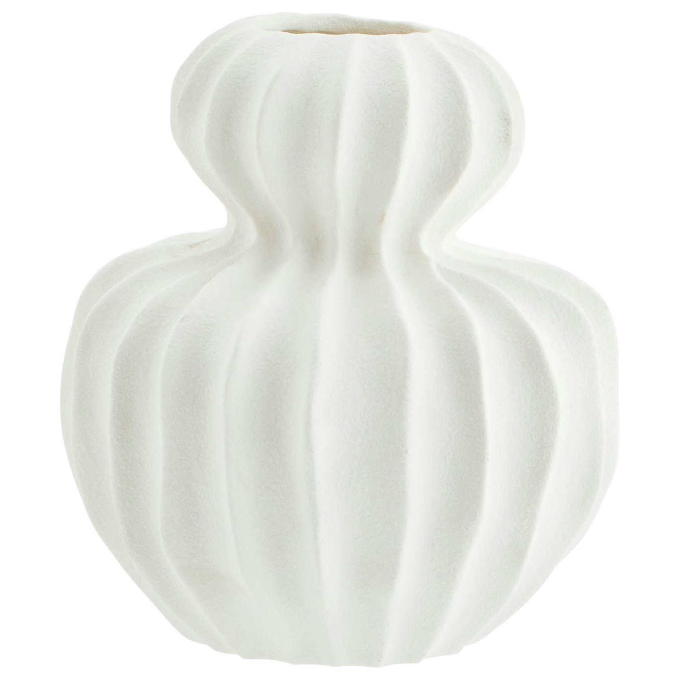 Vase Weiß, 20 cm