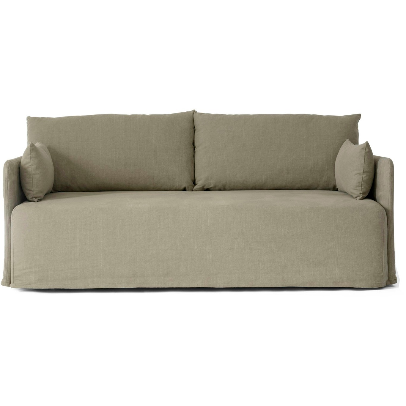 Offset Sofa 2-Seater Removable Upholstery Cotlin, Poppy Seed