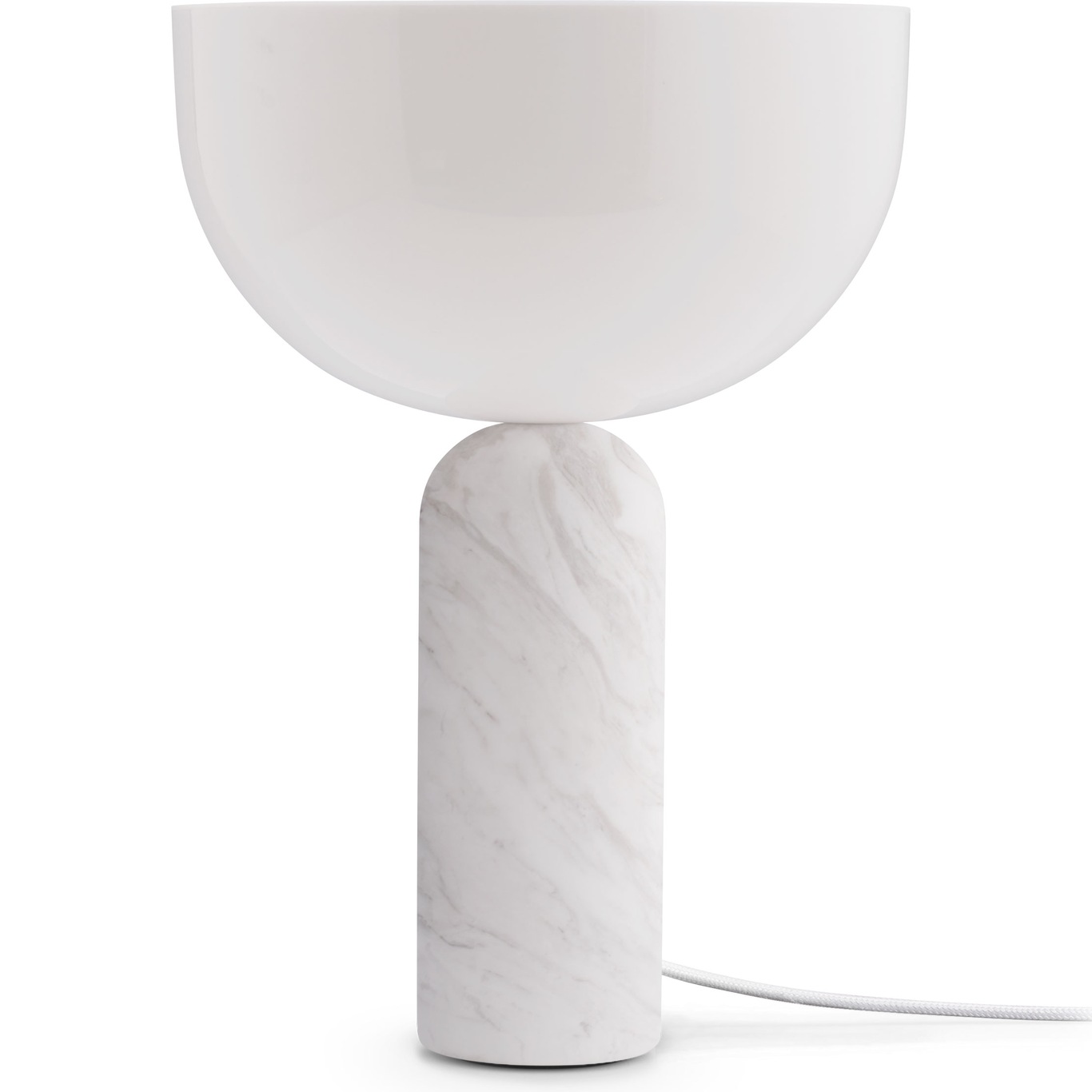 Kizu Tischlampe Small, Weiß Marmor