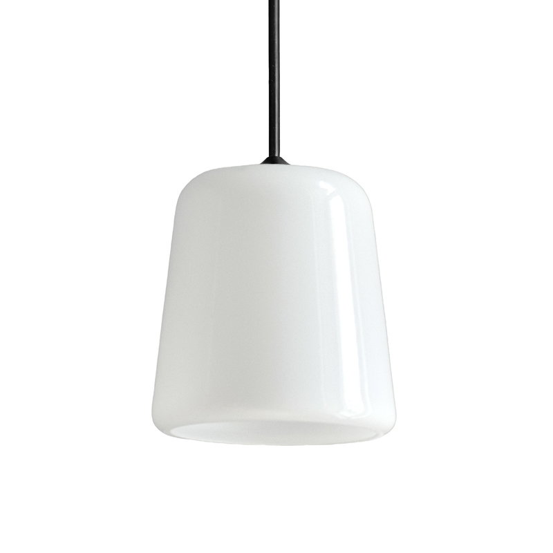 Material Pendant Lamp,  The New Edition,  Black / Opal White