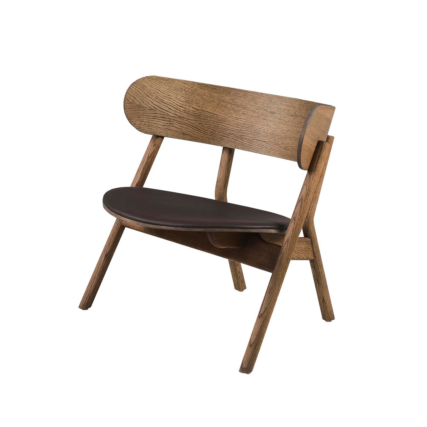 Oaki Lounge Stuhl, Räuchereiche