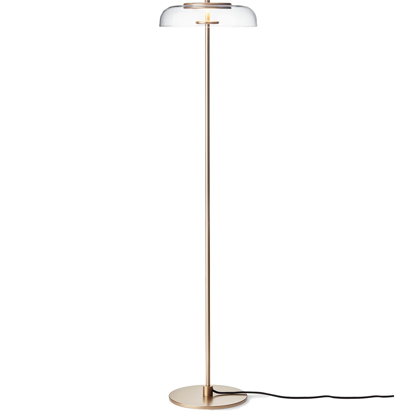 Blossi Stehlampe, Nordic Gold / Transparent