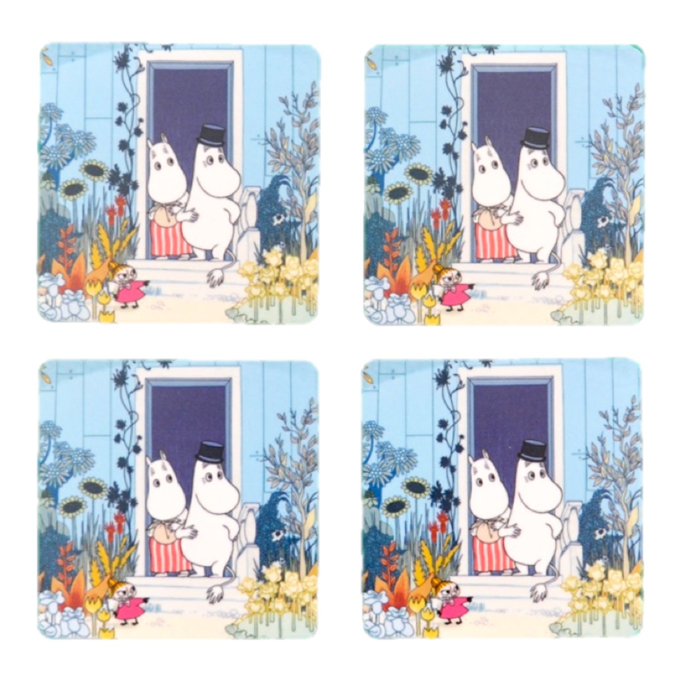 Moomin Doorstep Untersetzer 4-pack
