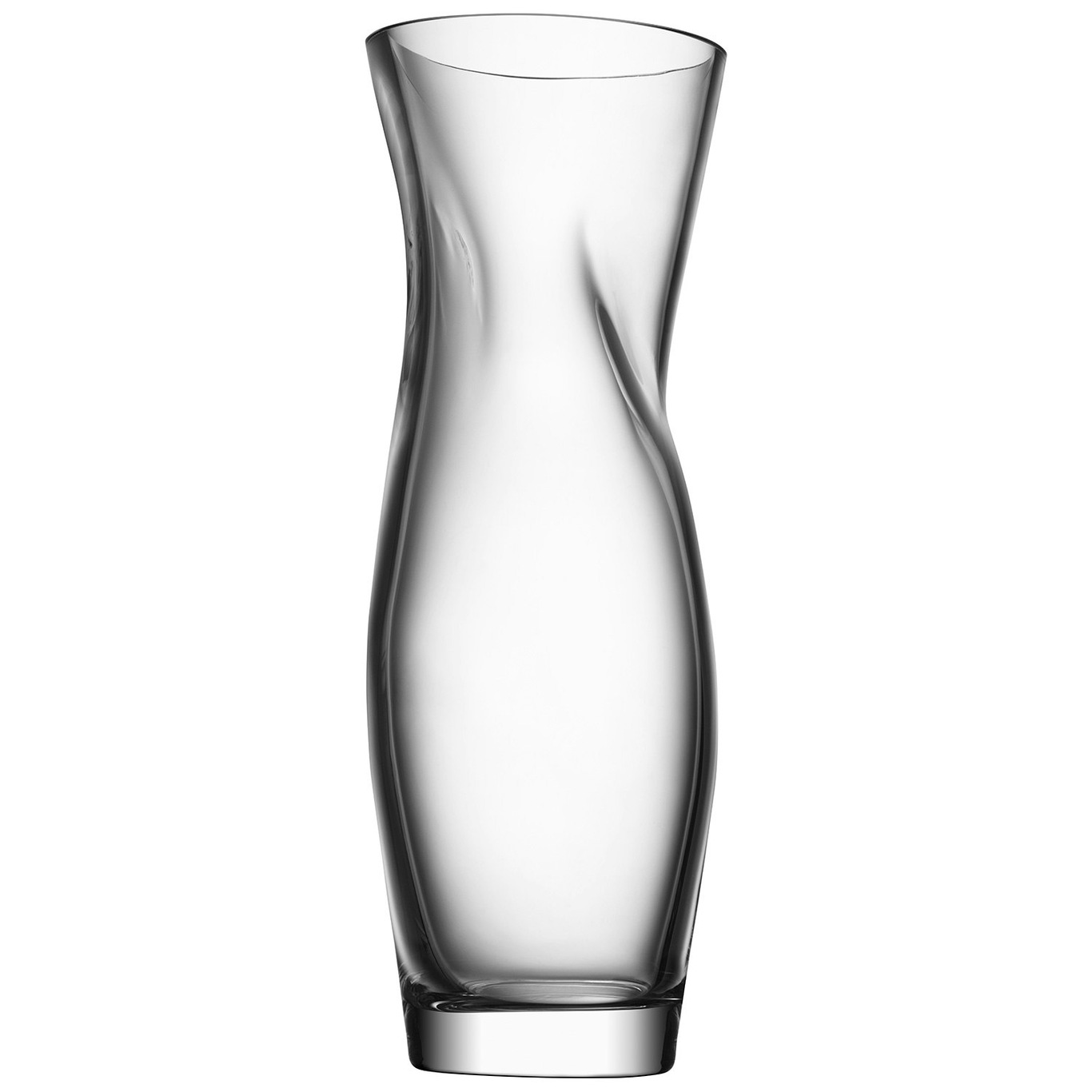 Squeeze Vase 34 cm, Transparent