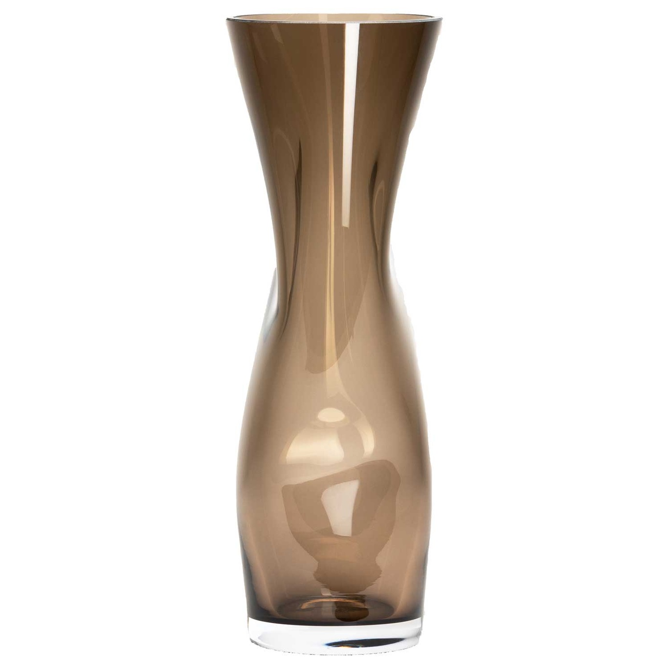 Squeeze Vase 34 cm, Smokey Brown