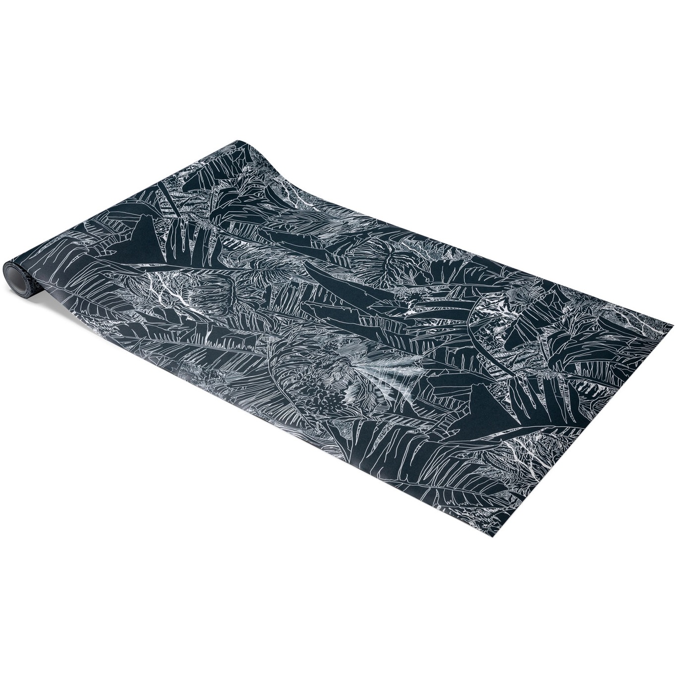 Jungle Papier 70 cm, Schwarz / Weiß