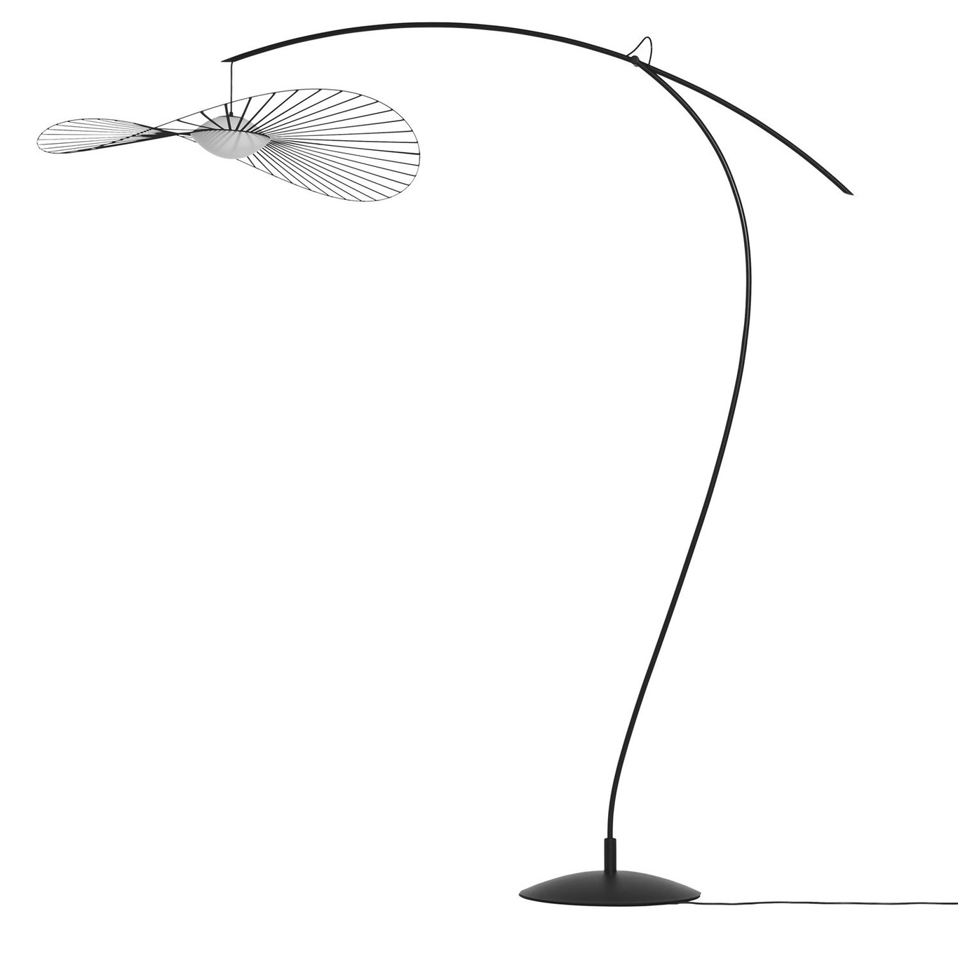 Vertigo Nova Stehlampe, Schwarz / Weiß