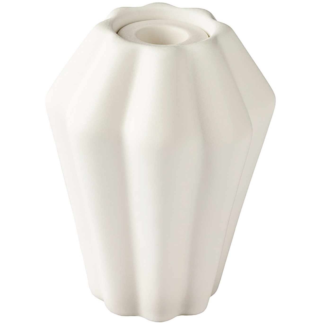 Birgit Vase 14 cm, Shell White