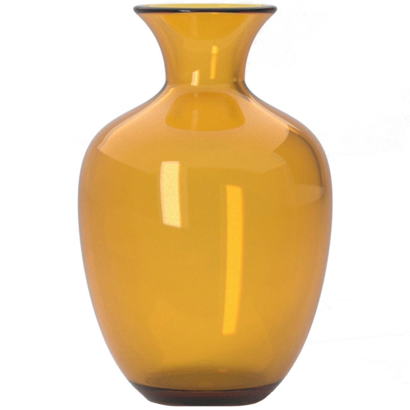 B670 Vase 21 cm, Bernsteingelb