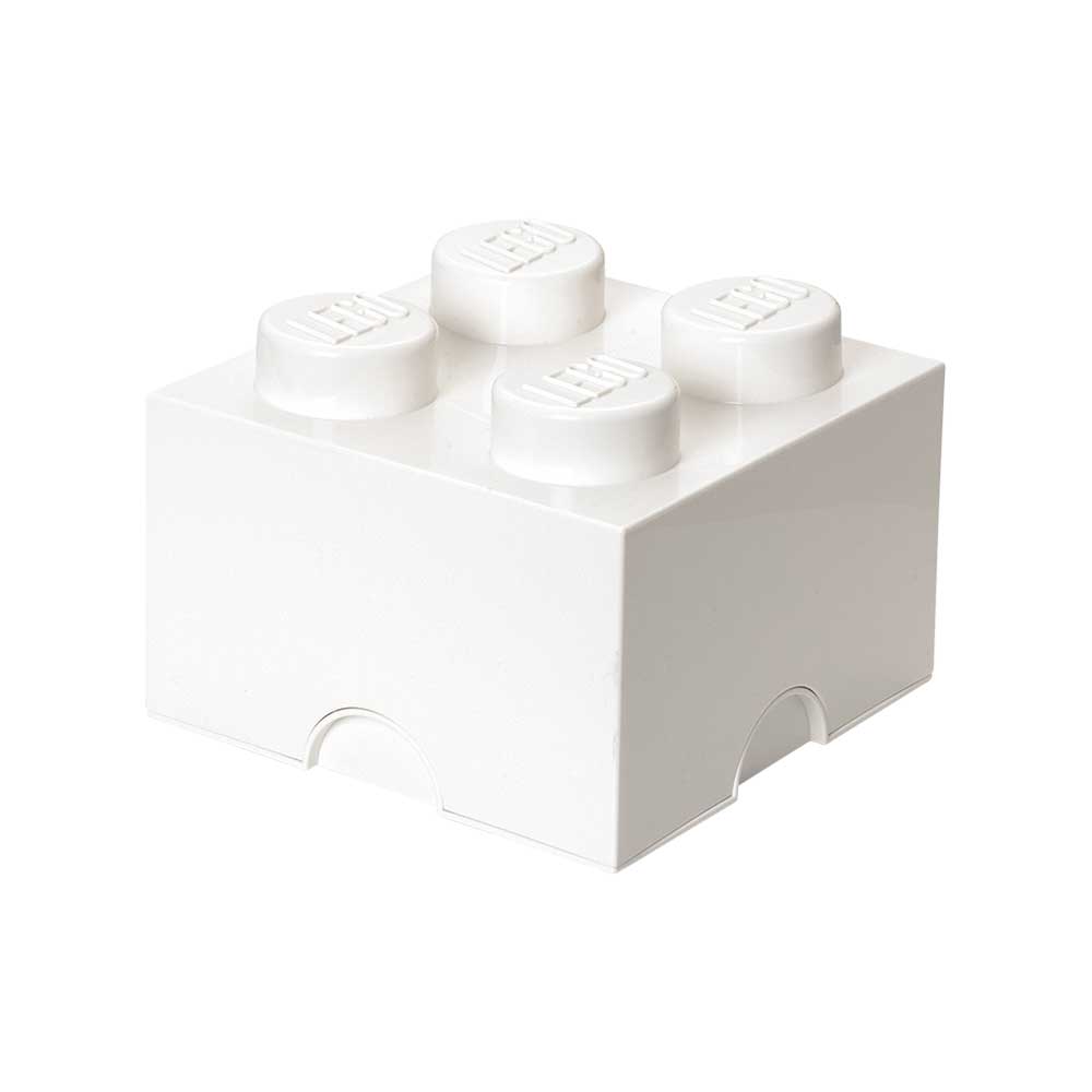 LEGO® Aufbewahrungsbox 8 Knöpfe, Weiß