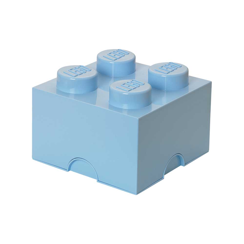 LEGO® Aufbewahrungsbox 8 Knöpfe, Light Royal Blue