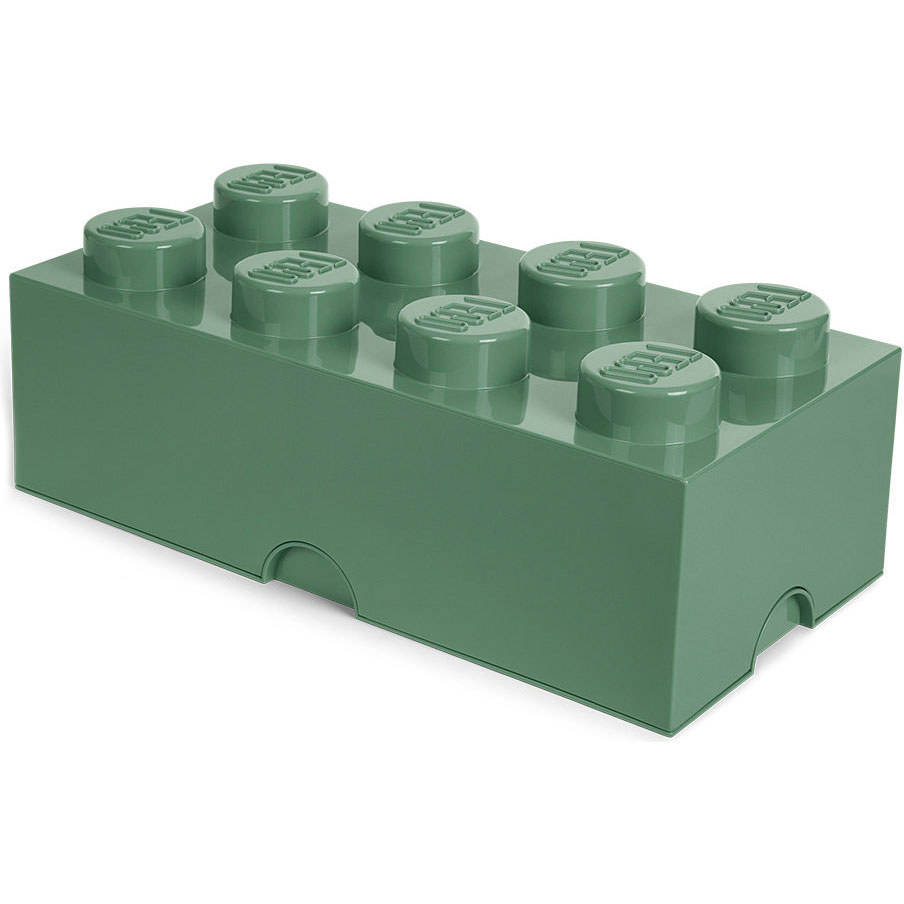 LEGO® Aufbewahrungsbox 8 Knöpfe, Sand Green