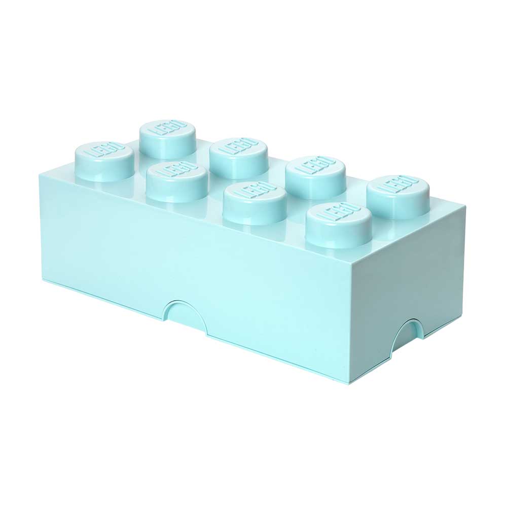 LEGO® Aufbewahrungsbox 8 Knöpfe, Aqua