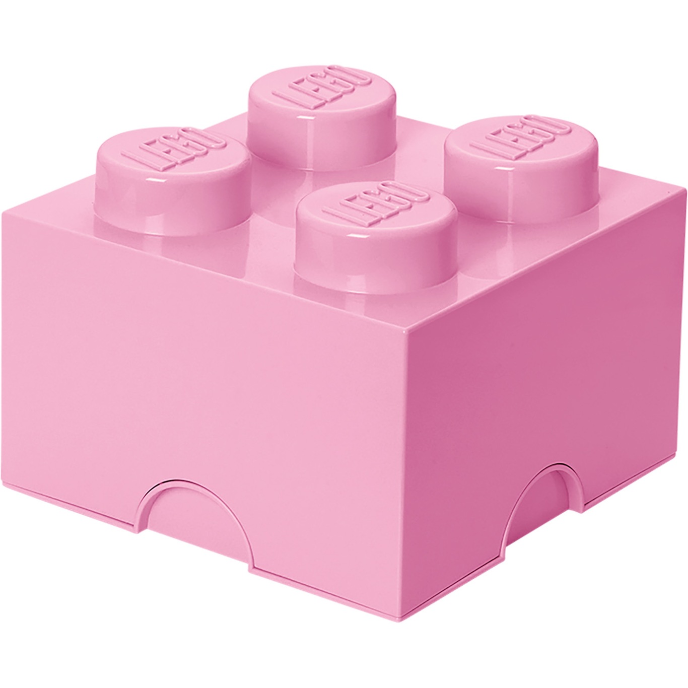 LEGO® Aufbewahrungsbox 4 Knöpfe, Helllila