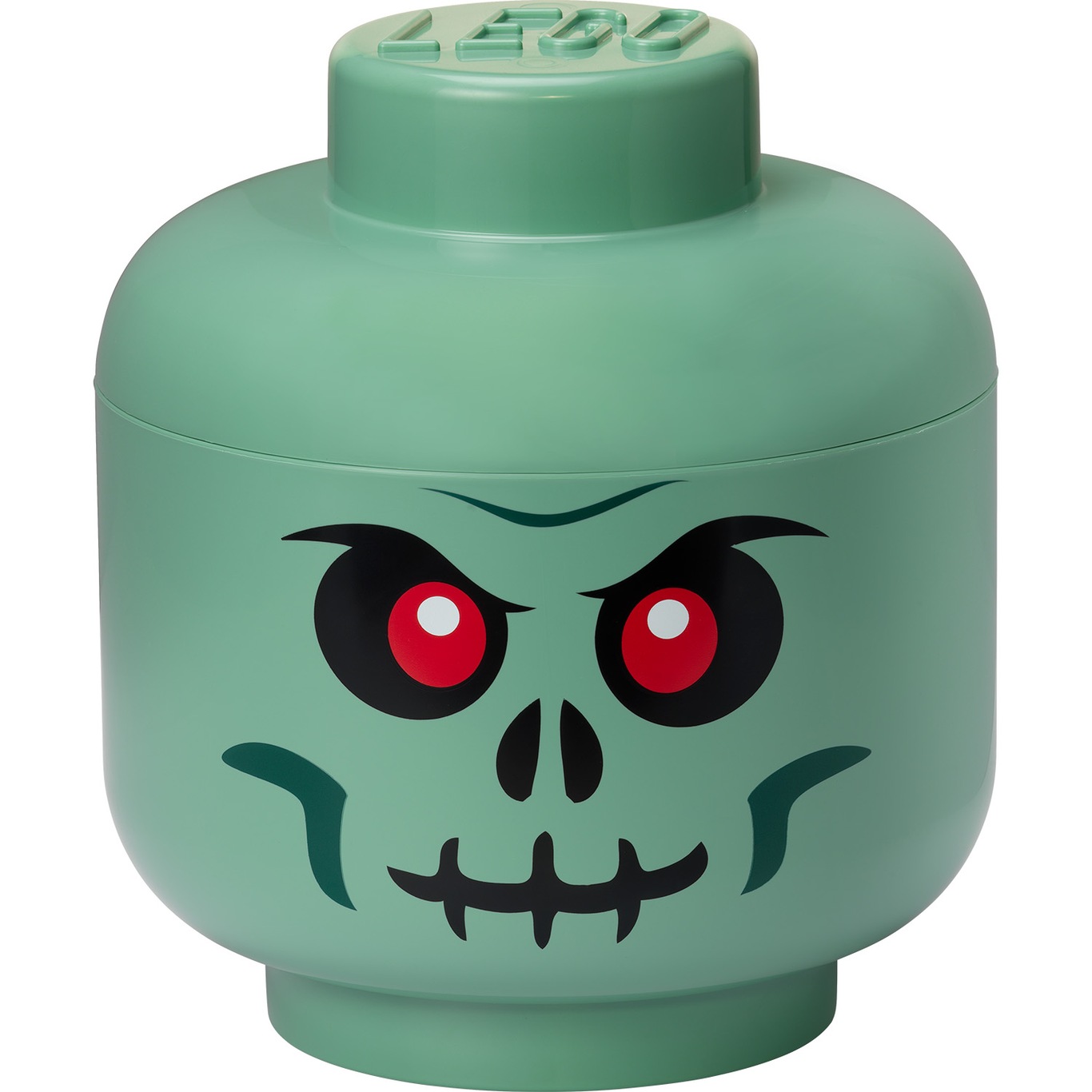 LEGO® Aufbewahrungsbox Kopf Groß, Green Skeleton