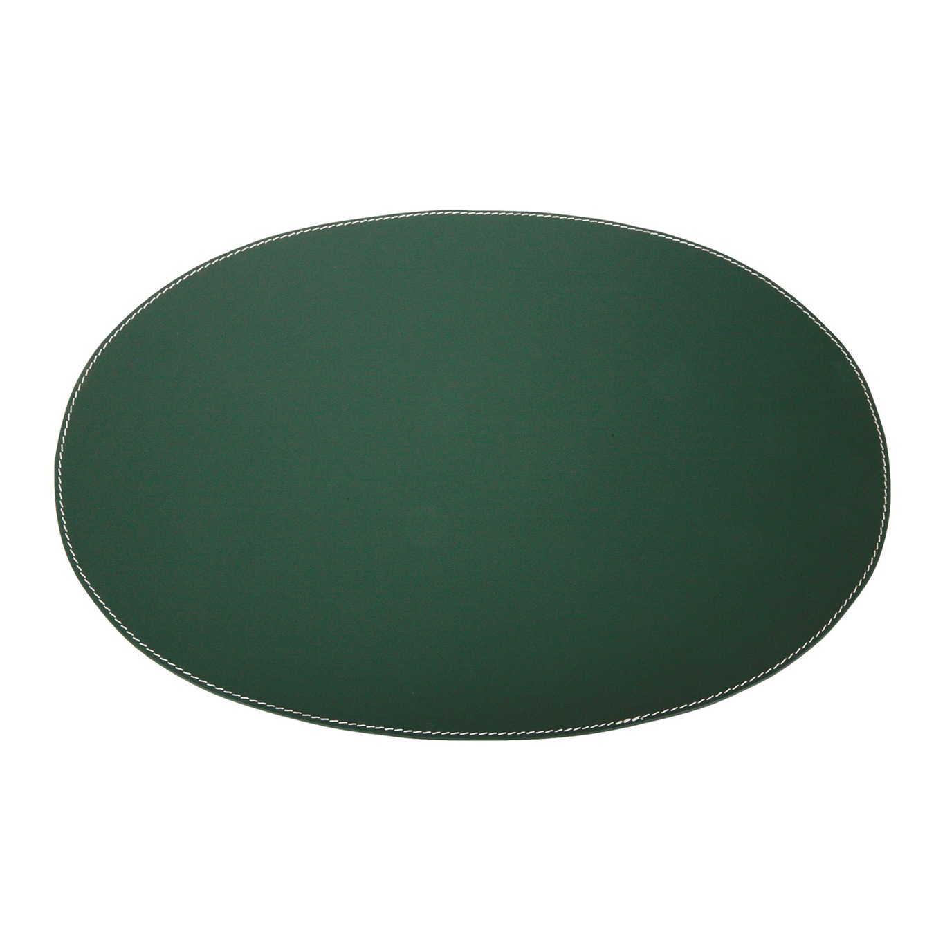 Tischset Oval, 35x48cm/ Dunkelgrün