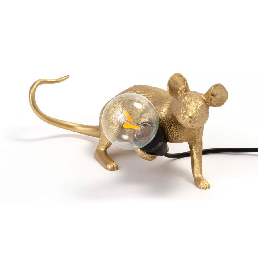 Mouse Lamp Lop Tischlampe, Gold