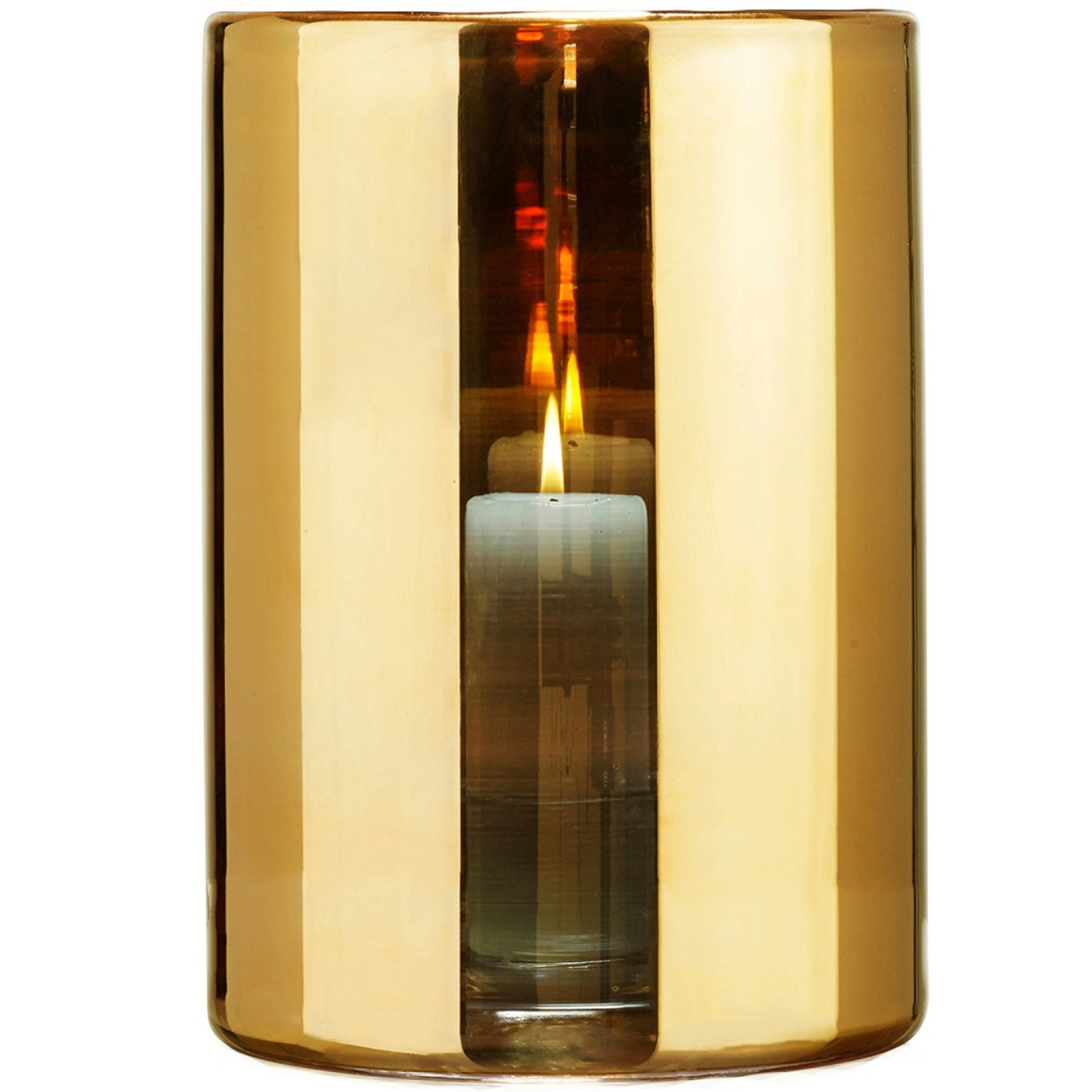 Hurricane Kerzenhalter / Vase 28 cm, Gold