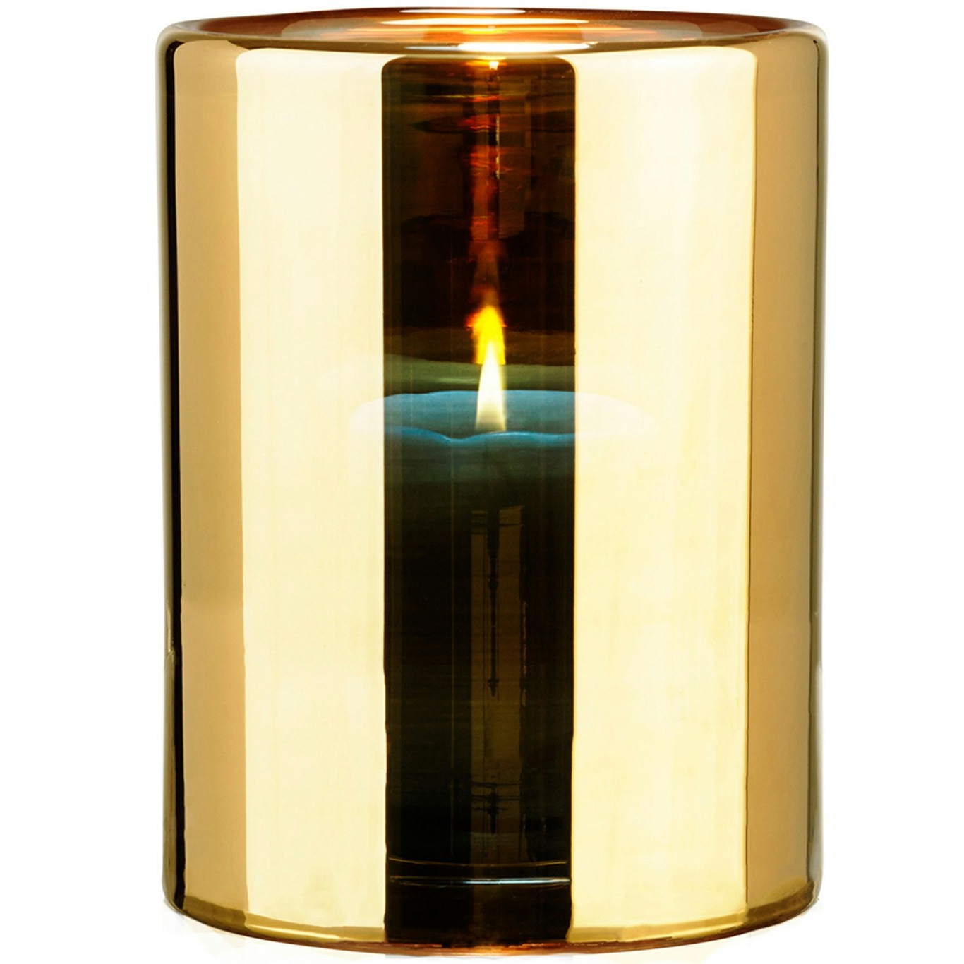 Hurricane Kerzenhalter / Vase 18 cm, Gold