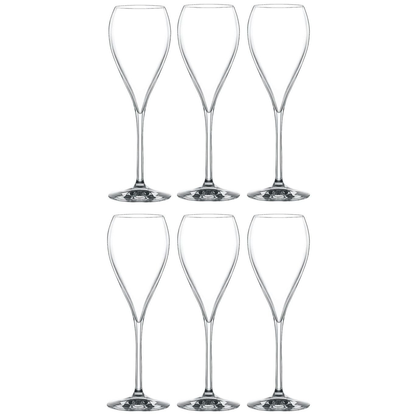 Party Champagnerglas 6er-Pack