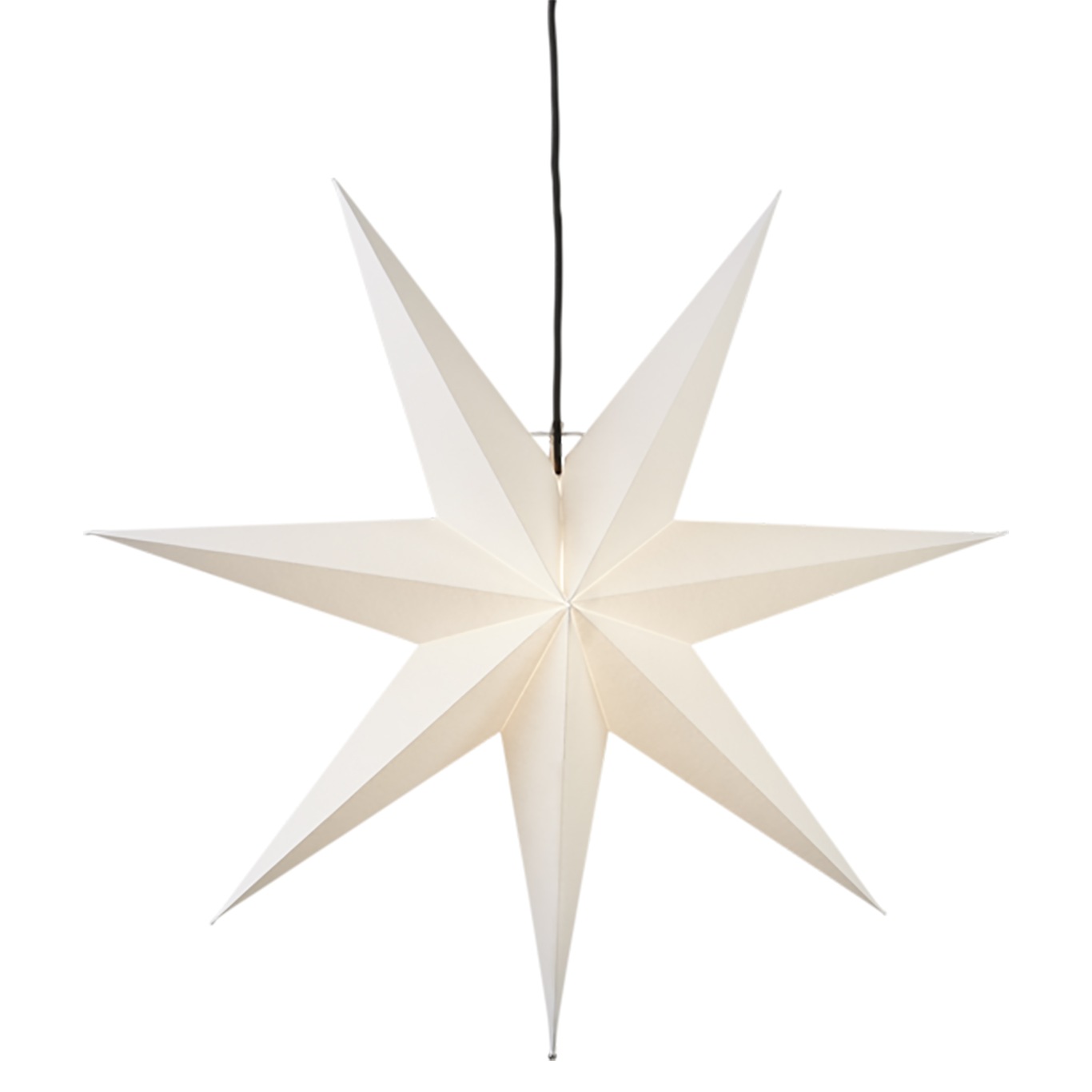 Christmas star Frozen 70 cm, White