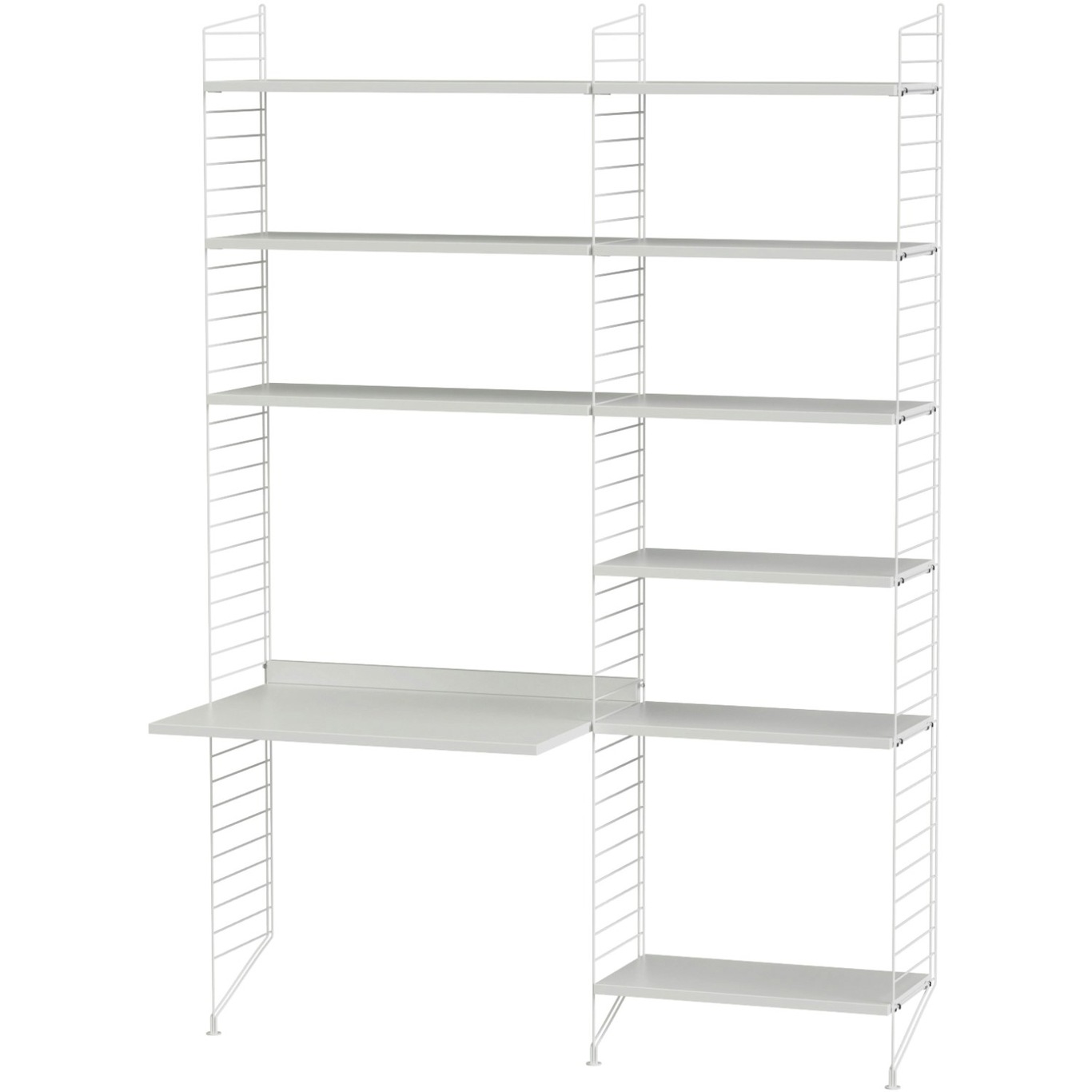 String Shelf Combination B Workplace, White
