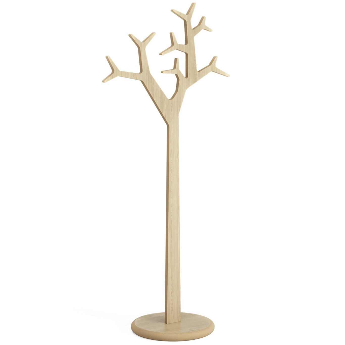 Tree Garderobe 194 cm, Clear Lacquered
